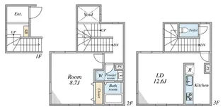 BELLEVIAGE NAKAMEGURO【2階】の間取り