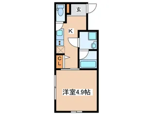 イーストヒルズI【4階】の間取り