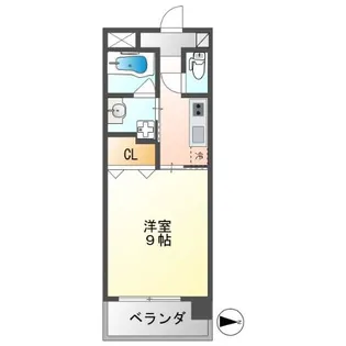 花の木ライズ【3階】の間取り