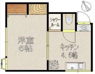 メゾン樫【2階】の間取り
