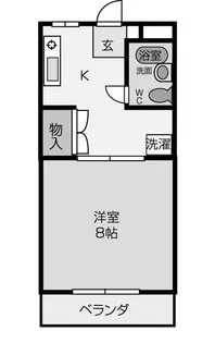 フォレストハイム【1階】の間取り