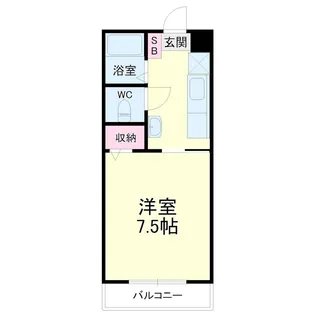 鈴木荘【1階】の間取り