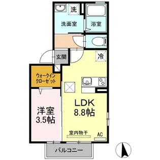 カタルパワタリ【1階】の間取り