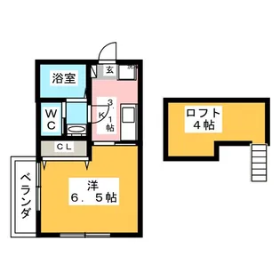 Laguna Court榎町【2階】の間取り