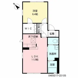 ソラーレM【1階】の間取り