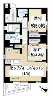 ドゥーエ向島【6階】の間取り