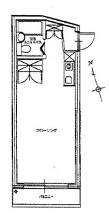 ハイツササキ【1階】の間取り