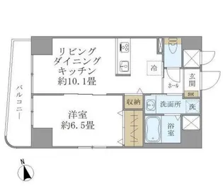 ISM御茶ノ水【4階】の間取り
