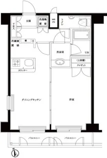ルーブル鷺宮【7階】の間取り