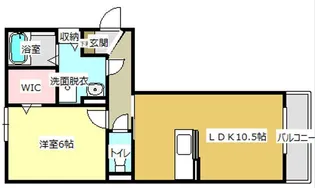 セジュールメグIII【2階】の間取り