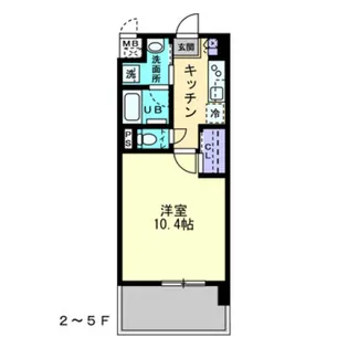 フォレシス下中野【5階】の間取り