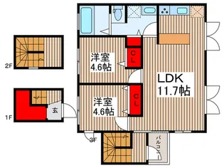 GRACE ABODE【3階】の間取り