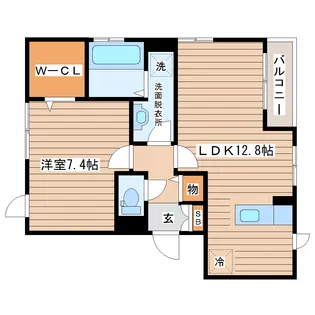 D-room新寺【1階】の間取り