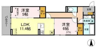 Noble Ferro A棟【3階】の間取り