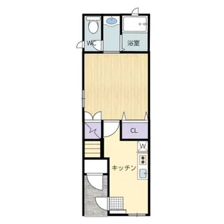 ブルーメ大原【1階】の間取り