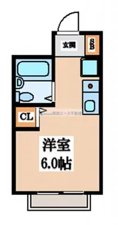 ハイツせせらぎ【1階】の間取り