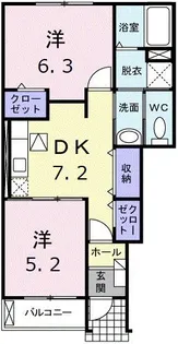 Largo A【1階】の間取り
