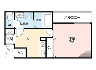 ハーモニーライフ須山【2階】の間取り