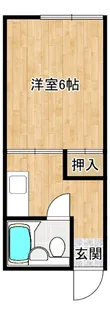 松川ハイツ【1階】の間取り