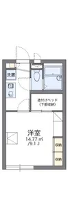 レオパレスASAMA7【1階】の間取り