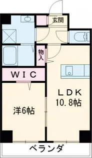 ヒューベストレジデンス東唐津駅【4階】の間取り