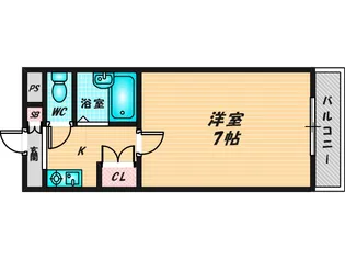 リップル布施イースト【2階】の間取り