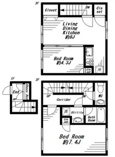 Beverly Homes 神宮前 AP ビバリーホームズ神宮前AP【2階】の間取り