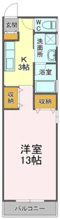 Fフラット【6階】の間取り