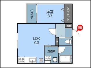 River bank(リバーバンク)【3階】の間取り