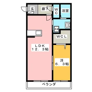 フォレスタミツヤ【3階】の間取り
