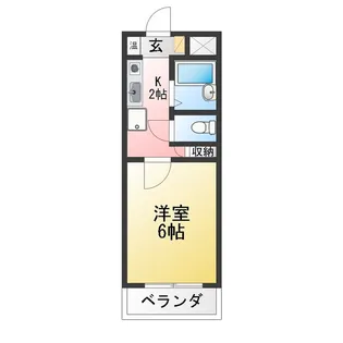 ナビアII【2階】の間取り