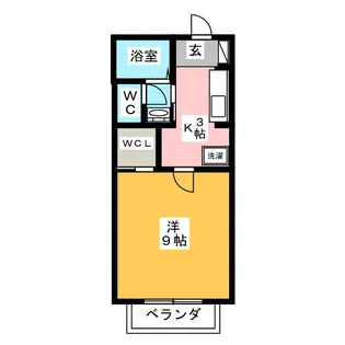 タイガハイツ【1階】の間取り