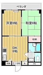 モア・ウィング【3階】の間取り