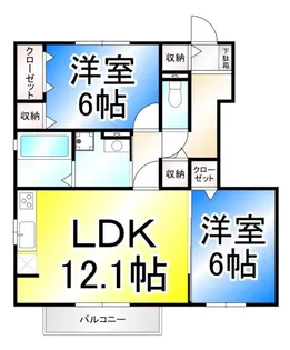 グレイセス尾張部【1階】の間取り