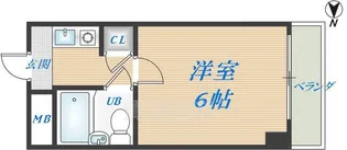 ベルハイム友井【3階】の間取り