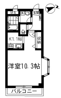 JUBILANT03【4階】の間取り