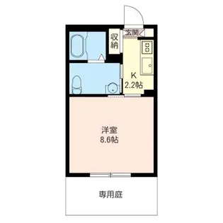 モントレイ【1階】の間取り