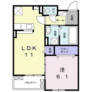 プルミエ【1階】の間取り