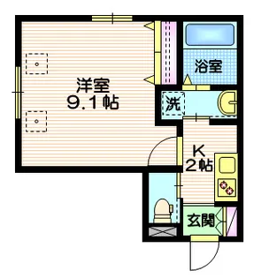 カーサ ドルチェ【1階】の間取り