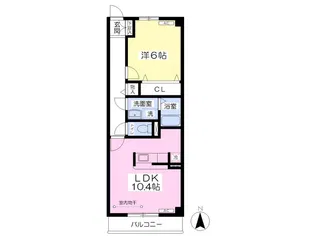 ライラックI【1階】の間取り