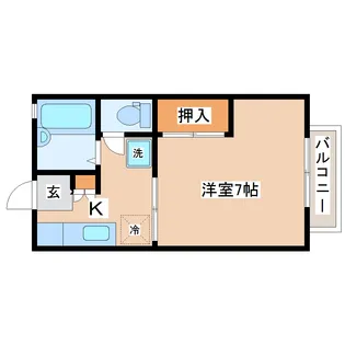 パル上杉【2階】の間取り