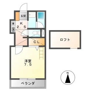 VICTORIA HOUSE【1階】の間取り