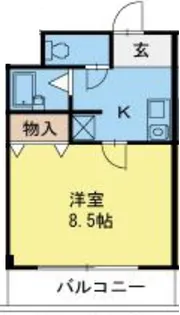アプローズ堂島【5階】の間取り