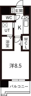 ヒルクレストELGRAND大江【5階】の間取り