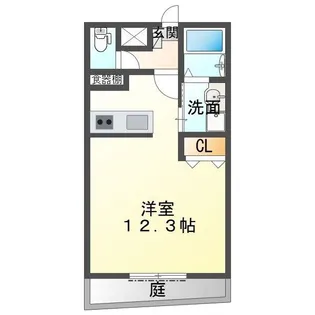 ベルクレスト大岩 参番館【1階】の間取り