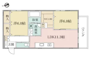 (シニア限定)ヘーベルヴィレッジ高円寺北~ルティルオプス高円寺~【2階】の間取り