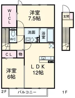 イストワール【2階】の間取り