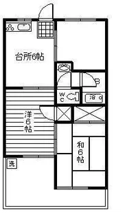 メゾンハマダA棟【2階】の間取り