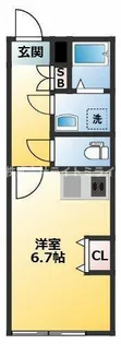 早稲田鶴巻町IMAハウス【1階】の間取り