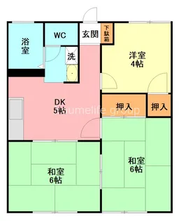 アムール秋山A【2階】の間取り